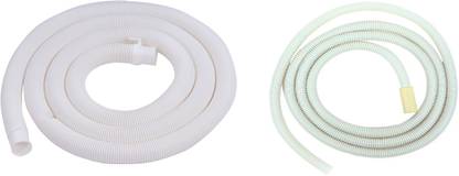 Ninetales Washing Machine Pipe Combo 5 Meter Inlet + 5 Meter Outlet - For Front & Top Load Automatic Washing Machines of , , - Water Supply & Drain Hose Pipe