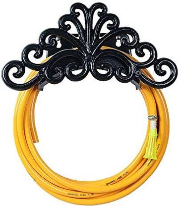 Sharpex Combo of Black Hose Hanger And Yellow Hose Pipe Hose Pipe