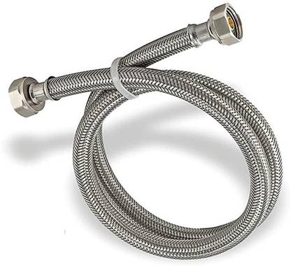 Venus 499 Grade Stainless Steel Connection Pipe 18 inch Pack of 1 pcs 181001 Hose Pipe