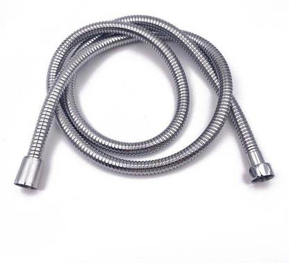 Cliquin Showertube 1.5 Mtr Heavy Shower Hose | Lightweight | Rust-Proof | Chrome Finish Hose Pipe