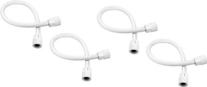 Prestige (24" Inch) PTMT Connection Pipe for Geyser, Wash Basin (Multi Purpose)- Set of 4 Hose Pipe