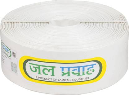 Jal Pravah HDPE lapeta pipe 2.5 inch 100 meter 0.32 Thick UV Protected Lay Flat Hose for Irrigation Hose Pipe