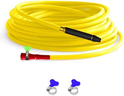 Cinagro 0.5 inch with Jet Spray Gun, Tap Adapter & 3 Clamps Hose Pipe