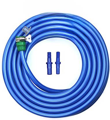 Anshi BLUE PIPE 15 METER METALLIC SINGLE MODE PIPE WATER PIPE FOR WATERING GARDEN, Hose Pipe Hose Pipe