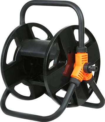 ROOTS & LEAF Garden Hose Reel | Smooth Retractable System for Hoses up to 20 Meters Garden Hose Stand