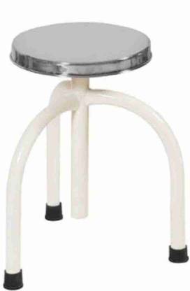 FLOWMEX Doctors Patients Stool for Hospital use Medical Seating Stool Round top Hospital Food Stool
