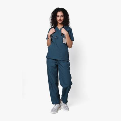 KNYA Classic Women's New Gen Scrubs Pant, Shirt Hospital Scrub