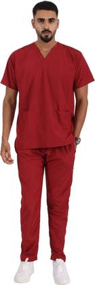 Polaris Medifabrics PMSSPCXXL-MRN-2P Shirt, Pant Hospital Scrub