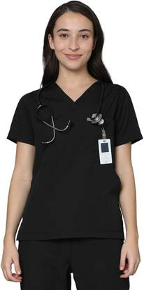 Twoprenuer 5 Pockets Medical Scrub Top & Bottom, Half Sleeves, Uniform for Doctors Pant, Shirt Hospital Scrub