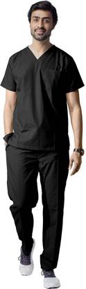 Avneel - a comfortable uniform Uniform Men’s Scrub Suits || 5 pocket scrubs | Ideal for doctors, nurses. Pant Hospital Scrub