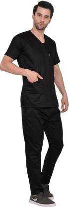 DENIMEN Cotton Unisex Medical Scrub Suit for Men & Women Shirt, Pant Hospital Scrub