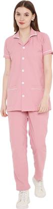 Associated Uniforms Nurse Uniform Powder Pink S Shirt, Pant Hospital Scrub