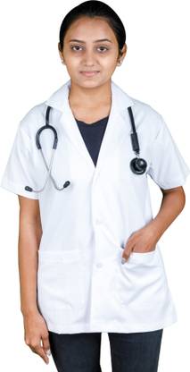 LATHIYA UNIFORM DOCTER COAT HALF 002 Shirt Hospital Scrub