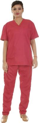 Hospriqs Scrub Suit Poly Cotton - XL Shirt, Pant Hospital Scrub