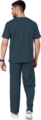 KNYA Classic Men's Active Scrubs Gown Hospital Scrub