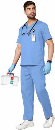 YASHIKA Hospital Scrub Suit For Doctors, Hospital Uniform For Nurses Pant, Shirt Hospital Scrub