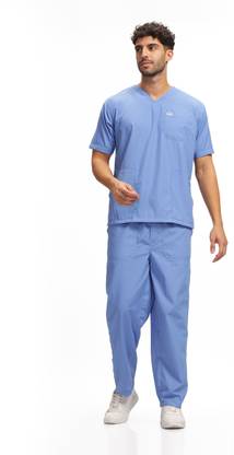 KNYA Men's Scrubsuits | 5 Pocket | V Neck | For Doctors Pant, Shirt Hospital Scrub