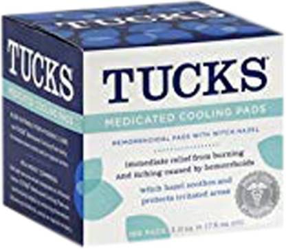 Tucks Medicated Hemorrhoid Cooling Pads 100 Count. Medicated Hemorrhoid Cooling Pads Pack