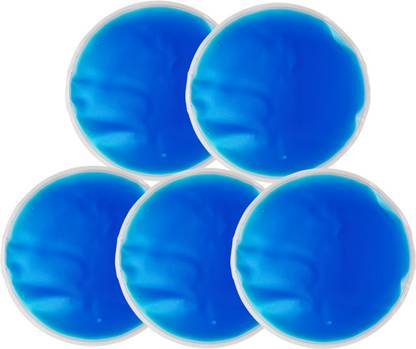 LISAMED Round Hot/Cold Gel Ice Packs For Kids Injuries,Headaches,Sinus Relief(Pack of 5) Hot & Cold Pack