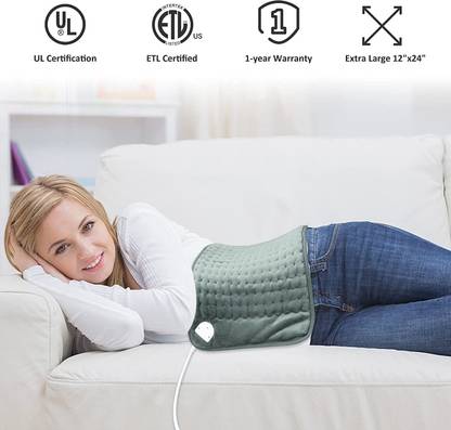 APPGEN Orthopaedic Pain Reliever Electric Heating Pad withTemperature Controller Adjustable Temperature Control Switch, Multipurpose Pain Relief Pad Pack