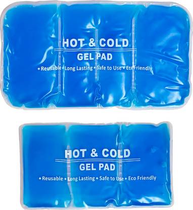 LISAMED Three & Four Section Transparent & Reusable Gel Pack For Pain Relief (2 Pack) Hot & Cold Pack