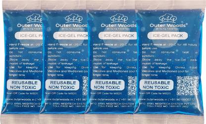 Outer Woods Ice Gel Packs 100ml - Set of 4 Pack