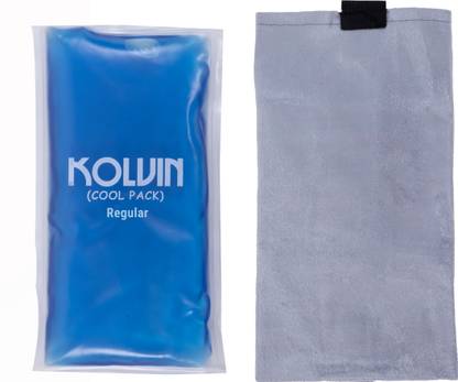 Kolvin COOL-R Reusable and Flexible Hot and Cold Gel Pack with Cotton Cloth Cover Pack