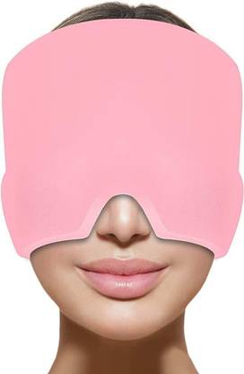 STARVOKES Migraine Relief Cap Cold Therapy Headache Relief Hat Ice Head Wrap Ice Pack Head Support