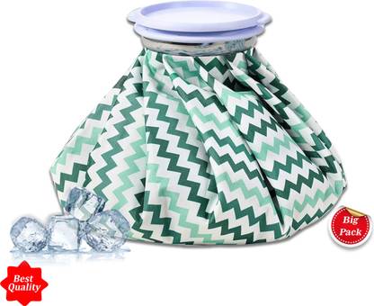 CRETO Ice Pack Pain Reliever, Cold Hot Water Bag Hot & Cold Pack