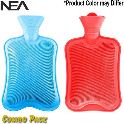 Nea Combo pack Non-Electric Warm Bag for Pain Relief Device, Multi Color & Design Non- electrical 4000 ml Hot Water Bag