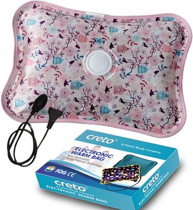 CRETO Heating Pad Gel Full Body Pain Reliever Electric 1 L Hot Water Bag