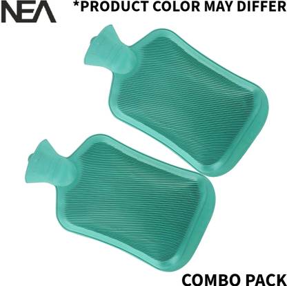Nea HeatEase Combo: Multi-Color Warm Bag for Natural Pain Relief Non Electrical 4 L Hot Water Bag