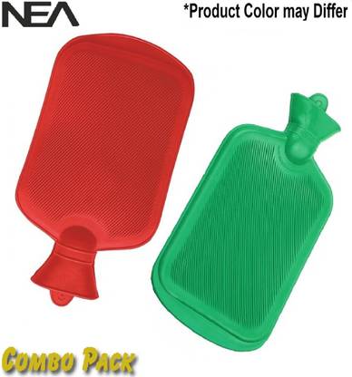 Nea Combo pack of 2 (2L Each) Non-Electric Warm water Bag Multi Color & Design Non Electrical 4000 ml Hot Water Bag