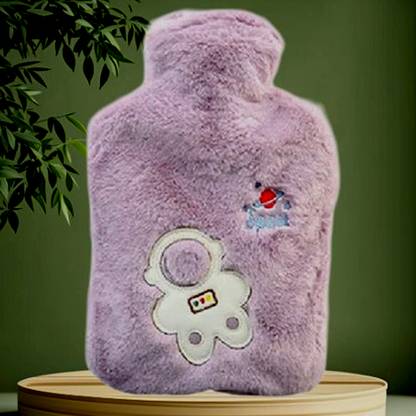 Da Novira Premium Hot Water Rubber Bag with Soft Plush Cover For Cramps_Back Pain Relief Non-Electrical 2 L Hot Water Bag