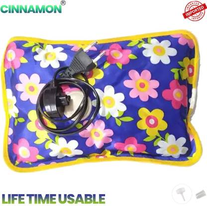 Cinnamon Full Body Pain Reliever Warm Pad 100% Leak Proof Rechargeable Electric 1 L Hot Water Bag