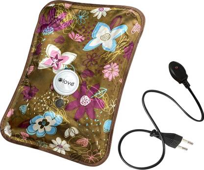 ELOVE Electric Heating Hot Gel Pad, Heat Pouch Hot Water Bottle Auto cut Hot Water Bag Electric Water Gel Pad - Leak Proof Feature 1 L Hot Water Bag