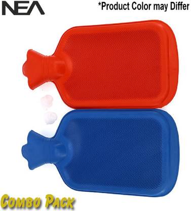 Nea Combo pack Non-Electric Warm Bag for Pain Relief Device, Multi Color & Design Non- electrical 4000 ml Hot Water Bag