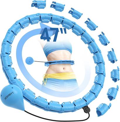 TOPHAVEN High-Performance Weighted Fitness Ring: Maximize Your Calorie Burn & Toning Hula Hoop