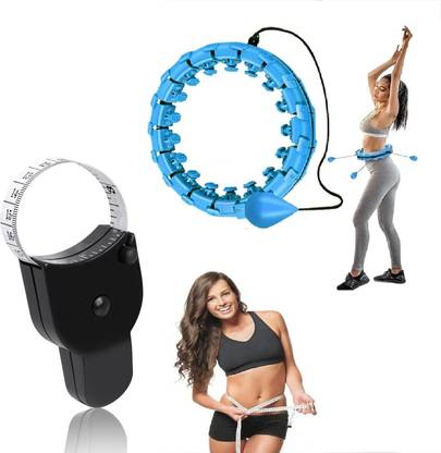 PORMONO Hula Hoop Women Removable 24 Sections with Gifty Tape-Multi Body Measuring Tape Hula Hoop