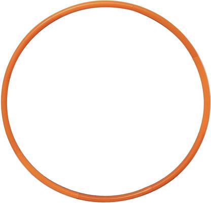 Daily Fest Orange Exercise Hoop Adjustable Hula Rings for Sports Exercise Playing Hula Hoop