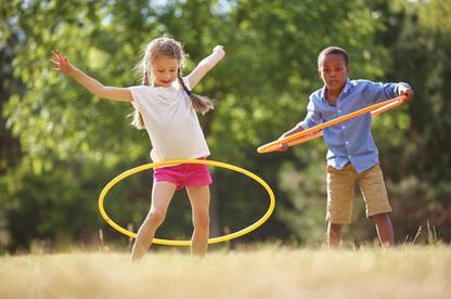 FITFIX Hula Hoop 22Inch Diameter ,Pack of 20 Pcs for children Hula Hoop
