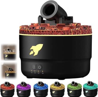 BVM Room Cannon Blast Aroma Humidifier, 7 Colors LED Cannon Humidifier Diffuser Humidifier
