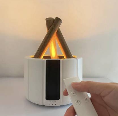 ZOMBULA Room Flame Fire Diffuser, Bonfire Aromatherapy Essential Oil Diffuser, 250m Humidifier