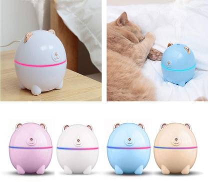 Ruchi Air Humidifier 220 Milliliters Cute Bear Air Humidifier 10 Hours run time Portable Room Air Purifier