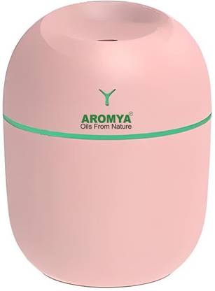 TheAromya Room Portable Egg-Shaped Ultrasonic Humidifier - Compact Cool Mist Diffuser (Pink) Humidifier