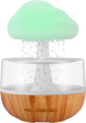 venimall Rain Cloud Humidifier Diffuser Water Cute Raining Night Light Night Lamp