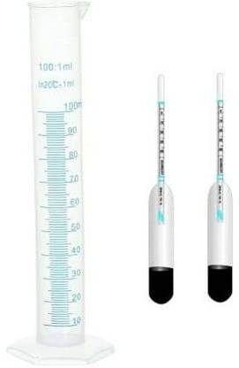 SBT Milk Lactometer Checking Milk Purity Test Kit (2 Unit Lactometer with 1 Jar) Hydrometer