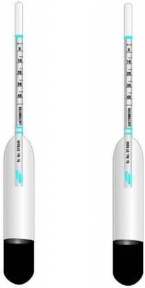 Indiginous Milk Purity Tester Meter Glass Lactometer Check Water In Milk At Home (2 Pack) Hydrometer