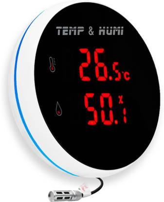 amiciSense Smart Atmospheric Monitoring Device, Real-Time Temperature and Humidity Tracking Hydrometer