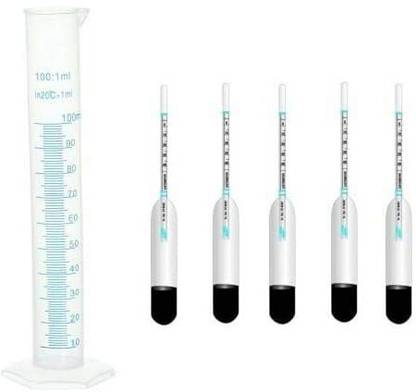 SBT Milk Lactometer Checking Milk Purity Kit 4 Lactometer and 1 Unit Jar Hydrometer